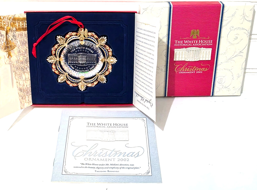 White House Historical Association Christmas Ornament 2002
